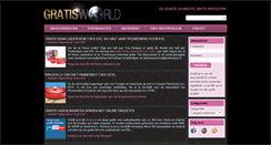 Desktop Screenshot of gratisworld.nl